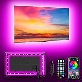 MATICOD LED Lights for TV Led Backlight, 9.84ft RGB Led Strip Lights USB TV Lights Behind 32-43in TV, APP Remote Control Music Sync TV Led Lights for Bedroom