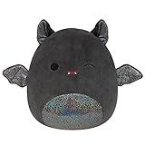 Squishmallows Original 8-Inch Emily Bat with Sparkly Ears and Belly - Medium-Sized Ultrasoft Official Jazwares Plush