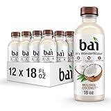 Bai Antioxidant Infused Water Beverage, Molokai Coconut, with Vitamin C and No Artificial Sweeteners, 18 Fluid Ounce Bottle, 12 Pack