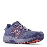 New Balance Women's 410 V8 Trail Running Shoe, Dream State/Sunfade Red/Dusk Shower, 7