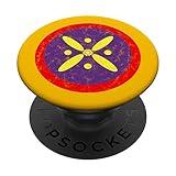 Derafsh Kaviani, lotus flower, Iranian history, flag, badge PopSockets Swappable PopGrip