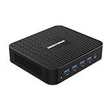 MINISFORUM GK41 Mini PC Celeron Processor J4125 Quad Core(up to 2.7GHz),8GB DDR4 128GB SSD Mini Desktop Computer 4X USB 3.0 Ports,2X Gigabit Ethernet,4K@60Hz Output,Dual Wi-Fi
