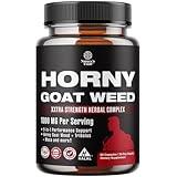 Horny Goat Weed Extract Complex - Invigorating Blend with Tribulus Saw Palmetto L Arginine and Tongkat Ali Extract and Maca Root for Men and Women for Enhanced Energy and Stamina - 30 Servings