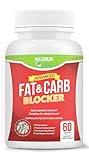 Maximum Slim Fat & Carb Blocker Pure Kidney Bean Extract for Weight Loss and Appetite Suppressant,