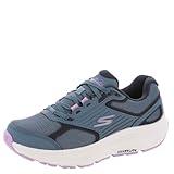 Skechers Women's Go Run Consistent 2.0 Advantage Sneaker, Blue/Purple, 8