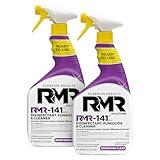 RMR-141 EPA Registered Mold and Mildew Killer, Eliminates Odors, Removes Mold, Mildew, Bacteria, and Viruses, 2-Pack of 32-Ounce Bottles