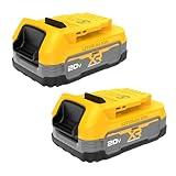 DEWALT 20V MAX POWERSTACK Lithium Ion Battery 2 Pack (DCBP034-2)