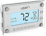 Orbit 83521 Clear Comfort Programmable Thermostat with Large, Easy-to-Read Display, White