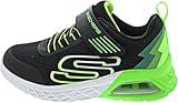 Skechers Kids Boy's Microspec Max Ii Sneaker, Black/Lime, 2 Little Kid