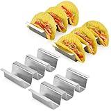 Taco Holders Set of 12 – Stainless Steel Durable Taco Stand for 3 Tacos, Dishwasher Safe, Perfect for Taco Night & Street Tacos