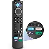 Replacement Voice Remote Fit for Insignia/Toshiba/Pioneer Smart TVs, for Fire AMZ Smart TVs Cube, TV Stick, TV Stick Lite, TV Stick 4K, TV Stick 4K Max