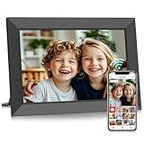 Frameo 10.1 Inch Digital Picture Frame, Smart WiFi Electronic Photo Frame with HD IPS Touch Screen Slideshow Display 32GB Memory Auto-Rotate Wall Mount, Share Photos/Videos from Phone by Frameo App