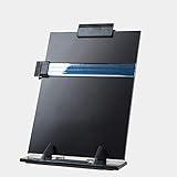 Hanghs Desktop Document Holder/Paper Stand/Clipboard for Sheet Music/Cookbook/Book with 7 Adjustable Positions and a Highlighting Side Clip Black
