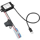 Mzhou 5V 3A 15W USB Type-C PD Power Supply 8-32V to 5V DC-DC Converter - PD3.0 Compatible for Automotive/Industrial Equipment/Drones Fully Waterproof (RoHS Compliant/QC4.0 Compatible)