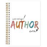 Yhtrg Author Gifts Spiral Notebooks, Writers Gifts for Authors Journal Notebook, Writer Gift for Women Men, Notebook for Writers, in My Author Era Journals for Writing, 5.5x8.3 Inch