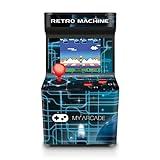 My Arcade Retro Machine Playable Mini Arcade: 200 Retro Style Games Built In, 5.75 Inch Tall, Powered by AA Batteries, 2.5 Inch Color Display, Speaker, Volume Control