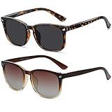 DUSHINE Polarized Sunglasses for Women Classic Retro Style UV400 Protection