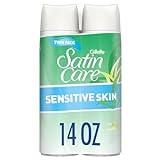 Gillette Venus Satin Care Sensitive Skin Shave Gel for Women, 7 Oz, Pack of 2