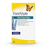 Freestyle Precision Neo Blood Glucose Test Strips, 50 Strips