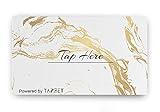 Tappett Digital Business Card - Smart NFC Networking and Contact Card - Share Contact Info and Social Media Instantly - Compatible with iPhone & Android | No Apps & Device Needed (Gold)