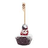 Restaurantware RW Smart 4 Inch Gluten Free Markers 1000 Disposable Bamboo Food Picks - Paddle Head Sturdy Bamboo Decorative Picks Sustainable For Serving Appetizers Desserts And Cocktails