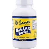 Sanar Naturals Baking Soda, 8 oz - For Digestive Support as Antacid, Baking, Cleaning, Deodorizing, & More