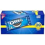 OREO Chocolate Sandwich Cookies, 30 Snack Packs (4 Cookies Per Pack)