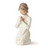 Willow Tree Prayer of Peace (Lighter Skin), Seeking The Quiet Within, Expresses Sympathy, Comfort, Remembrance, Healing, Sculpted Hand-Painted Figure