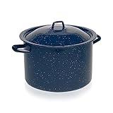 IMUSA 6.0qt Enamel Stock Pot, Blue