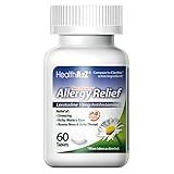HealthA2Z® Allergy Relief | Loratadine 10mg | Antihistamine | Non-Drowsy | Relief from Itchy Throat, Sneezing, Runny Noses |24-Hours Allergy Medicine (60 Tablets)