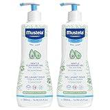 Mustela Baby Gentle Cleansing Gel - Baby Hair & Body Wash - with Natural Avocado fortified with Vitamin B5 - Biodegradable Formula & Tear-Free ââ‚¬â€œ 16.90 Fl Oz (Pack of 2)