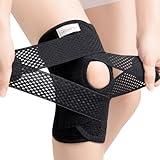 Galvaran Knee Brace with Side Stabilizers for Meniscal Tear Knee Pain ACL MCL Arthritis Injuries Recovery, Breathable Adjustable Knee Support for Men and Women