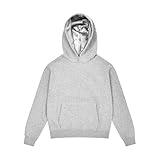 ARRIA Satin-Lined Hoodie – Oversized Hood for Frizz Free Hair, Comfy Premium Cotton Sweatshirt, Minimalist, Women’s Fashion, Fall Winter & Spring Trendy Essential Pullover (Large, Gray)