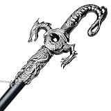 Saint George Dragon Saber Fantasy Knight Sword - Dull Blade - for Collections, Gifts