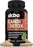 Candida Cleanse Detox for Women & Men - Candi Detox Support Supplement Pills Kit, Anti Overgrowth Gut Balance Probiotic Flora Complex Supplements - Natural Oral Herbal Oregano & Caprylic Acid Capsules