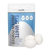 Talcufon Egg White Protein Powder 8Oz Pasteurized No Additives, High Protein, Gluten-Free Ideal for Baking and Cooking, Unflavored 227G