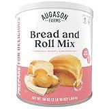 Augason Farms Bread and Roll Mix Can, Emergency Food Supply, Everyday Meals, 48 Servings