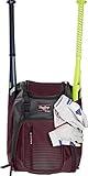 Rawlings | FRANCHISE Backpack Equipment Bag | Baseball / Softball | Maroon
