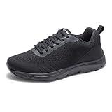 Bruno Marc Men's Non Slip Shoes,Comfortable Mens Work Shoes & Restaurant or Food Service Sneakers,Size 9.5,Black,SBWO2410M