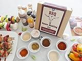 BBQ Sauce Making Kit (Gift Idea, DIY Activity, Complete set to Make Your Own BBQ Sauces and Dry Spice Rub). Recipes, Ingredients, Containers and Specialized Labels. Everything Included In the Box! Make Your, Sauce Your Way!