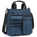 IX INOXTO Mens Messenger Bag Laptop Shoulder Bag Computer Work Office Bag Waterproof Briefcases for Travel Work (blue)