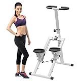 ZephyrCore Stair Stepper Climber Adjustable Height, Ergonomic Handlebars, Smooth & Quiet Dual Hydraulic System, Advanced Fitness Tracking, Compact & Foldable for Home Exercise Step Machines