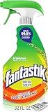 Fantastik All Purpose Cleaner, Multipurpose Surface Cleaner & Kitchen Grease Removal, Packaging Designed to Prevent Leakage and Breakage, Fresh Scent, 32 Fl Oz
