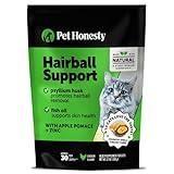 Cat Hairball Support Crunchy & Creamy Chews, Hairball Remedy Treats, Cat Furball Treatment, Supports Skin & Coat, Vitamins for Digestion, Chicken (30-Day Supply)