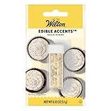 Wilton Edible Gold Glitter Star Sprinkles, Shimmering Sugar Stars for Cakes, Cupcakes, Cookies, Cocktails & Holiday Desserts, Edible Gold Cake Decorations, 0.4 oz.