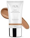 PUR Beauty 4-in-1 Tinted Moisturizer with SPF 20 - Hydrating Skin Tint Face Moisturizer, Primer & Foundation with Shea Butter, Aloe Vera & Vitamin B3 - Vegan Friendly, Paraben Free (Medium)