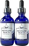 Methylene Blue, 1% USP (Pharmaceutical) Grade: 2×50 mL Twin Pack Glass: 3rd Party Tested