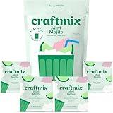 Craftmix Mint Mojito 24 Pack Cocktail Mixers Kit - Low Sugar Skinny Margarita Mix, Easy to Use Keto Low Carb drink mixers set for cocktails mocktails, Adult Party Favors women's Birthday Gifts, Travel