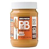 PBfit Peanut Butter Spread, 10g Plant Based Protein per Serving, Keto and Vegan Nut Butter, No Palm Oil, No Artificial Sweeteners or Preservatives, 16 oz