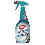 Simple Solution Extreme Pet Stain and Odor Eliminator Spray, Enzymatic Cleaner With 3X Pro-Bacteria Cleaning Power for Dogs & Cats, Strong Urine, Pee and Poop Smell Remover for Carpets & Floors, 32 oz